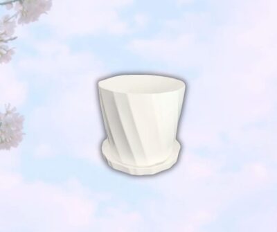 5 Inch Camellia Planter With Tray