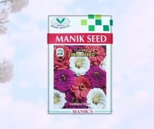 F1 Zinia Flower (জিনিয়া) Seeds Mixed Color