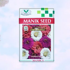F1 Zinia Flower (জিনিয়া) Seeds Mixed Color