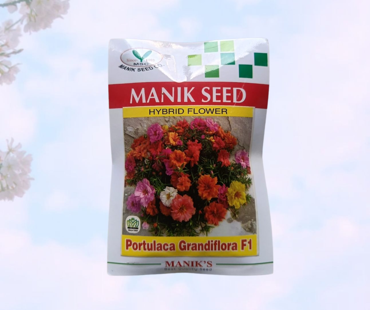 F1 Portulaca Flower (পর্তুলাকা) Seeds Mixed Color