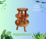 wooden plant stand 3Pcs set