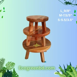 wooden plant stand 3Pcs set