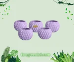 4 Inch Boll Flower Pot